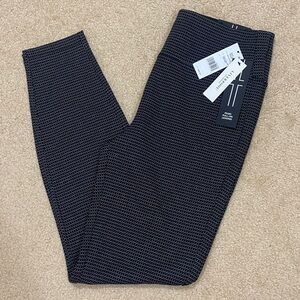 LIVERPOOL Pearl Pull-on Legging Pants w Black/White Grid Women's Size L